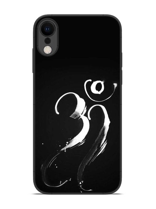 Om Logo Glossy Metal Phone Cover for Apple Iphone Xr