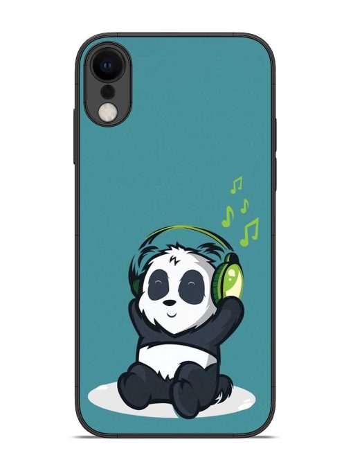 Music Panda Glossy Metal Phone Cover for Apple Iphone Xr