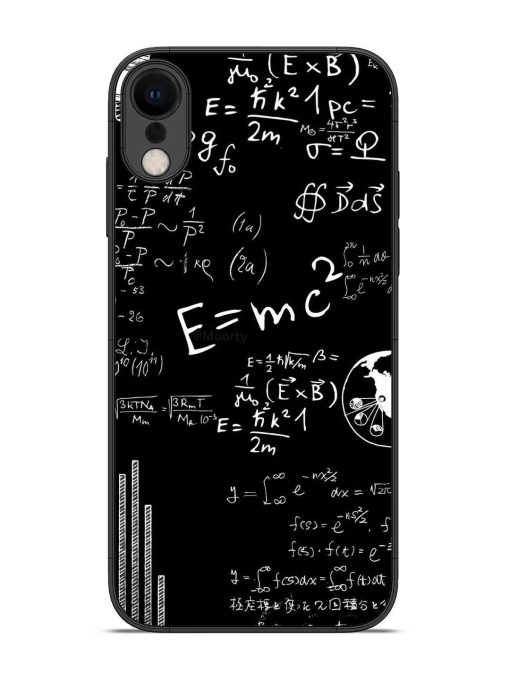 E=Mc2 Mass?Energy Equivalence Glossy Metal Phone Cover for Apple Iphone Xr