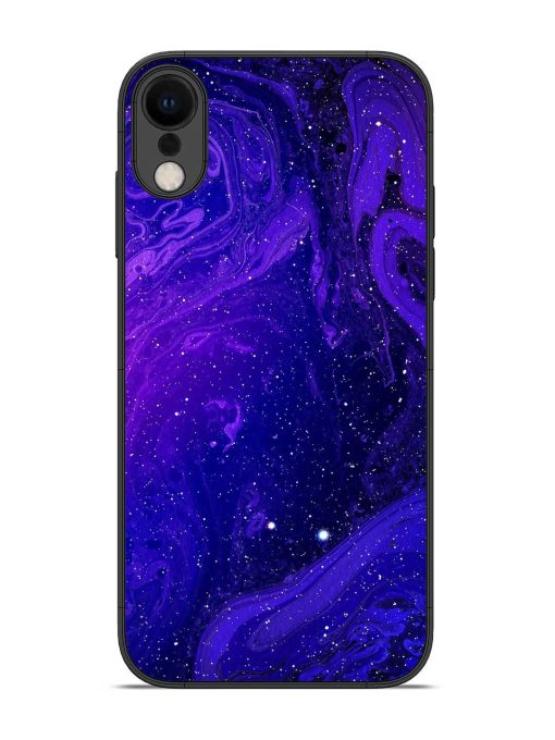 Galaxy Acrylic Abstract Art Glossy Metal Phone Cover for Apple Iphone Xr