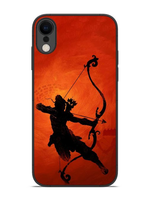 Illustration Lord Rama Glossy Metal Phone Cover for Apple Iphone Xr