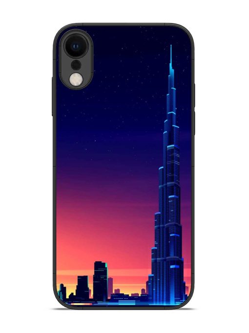 Burj Khalifa Abstract Glossy Metal Phone Cover for Apple Iphone Xr