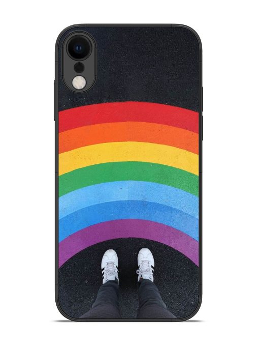 Legs Rainbow Glossy Metal TPU Phone Cover for Apple Iphone Xr