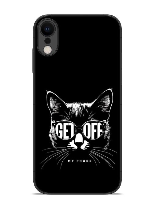 Get Off Glossy Metal TPU Phone Cover for Apple Iphone Xr