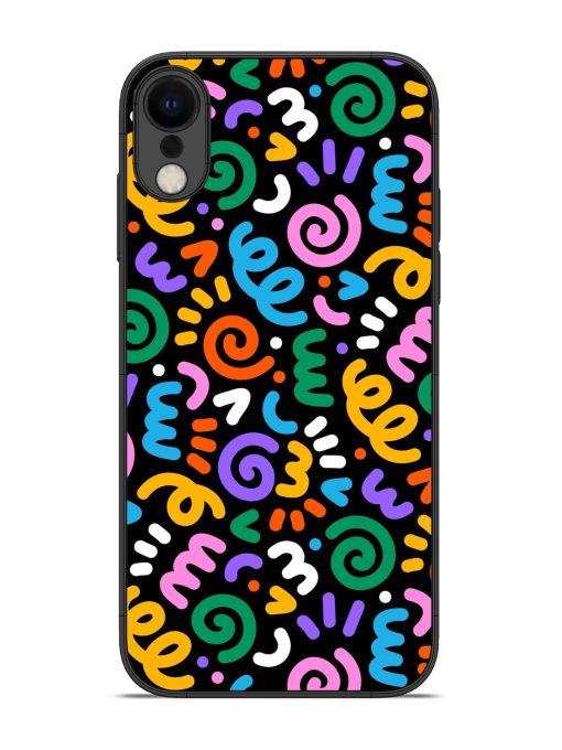 Colorful Seamless Vector Glossy Metal Phone Cover for Apple Iphone Xr Zapvi