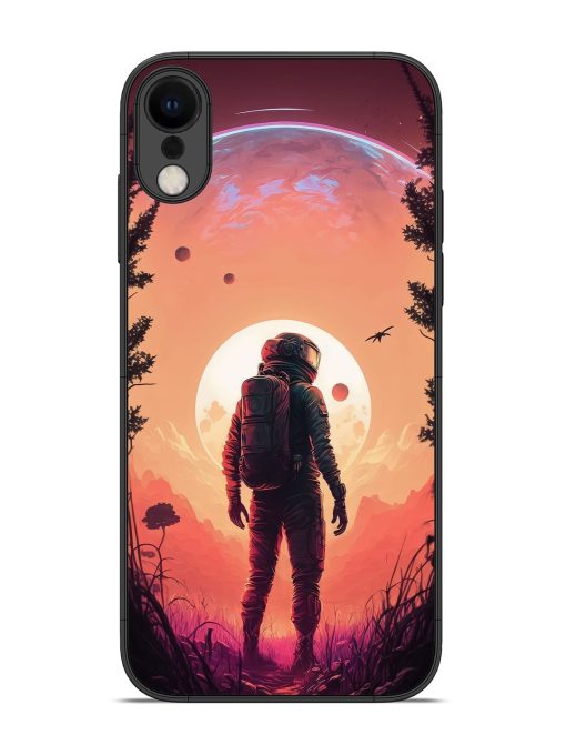 Red Sky At Morning Glossy Metal Phone Cover for Apple Iphone Xr