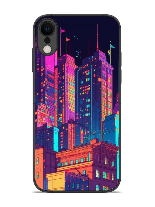 City View Glossy Metal Phone Cover for Apple Iphone Xr Zapvi