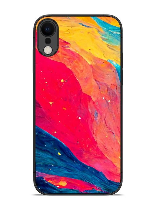 Starry Night Glossy Metal Phone Cover for Apple Iphone Xr