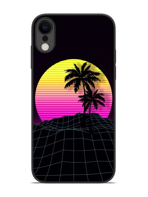 Coconut Vector Glossy Metal Phone Cover for Apple Iphone Xr