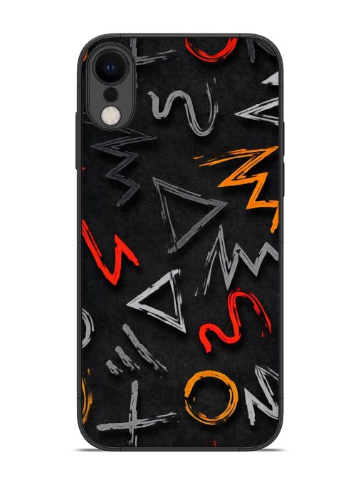 Grungy Graffiti Glossy Metal Phone Cover for Apple Iphone Xr Zapvi