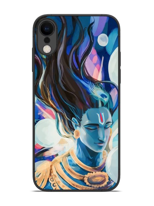 Bhagwan Sri Krishna Glossy Metal Phone Cover for Apple Iphone Xr