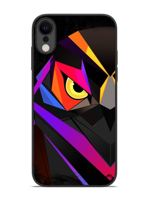 Wpap Owl Glossy Metal Phone Cover for Apple Iphone Xr