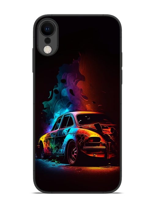 High Classic Car Art Glossy Metal Phone Cover for Apple Iphone Xr