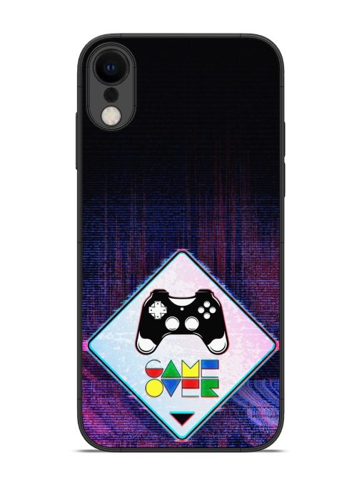 Game Over Glossy Metal Phone Cover for Apple Iphone Xr