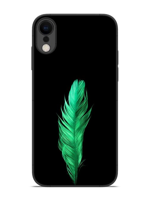 Feather Texture Glossy Metal Phone Cover for Apple Iphone Xr Zapvi