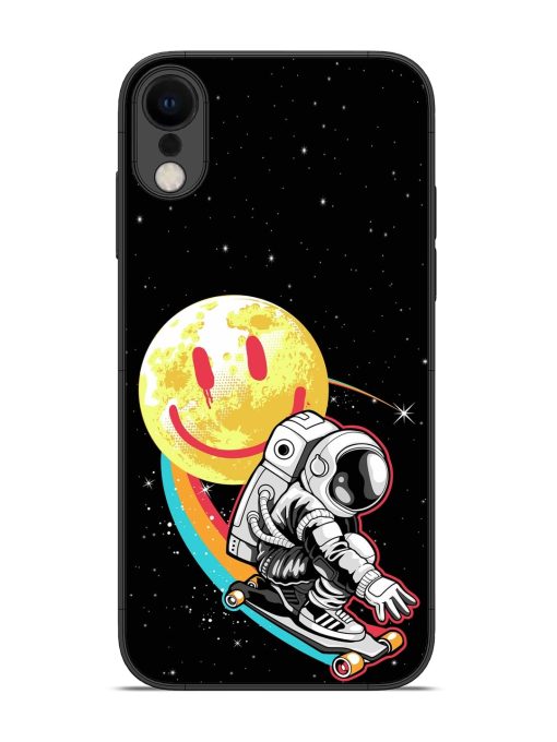 Astronaut Art Glossy Metal Phone Cover for Apple Iphone Xr Zapvi