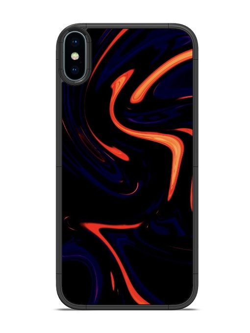 Super Amoled Glossy Metal Phone Cover for Apple Iphone Xs