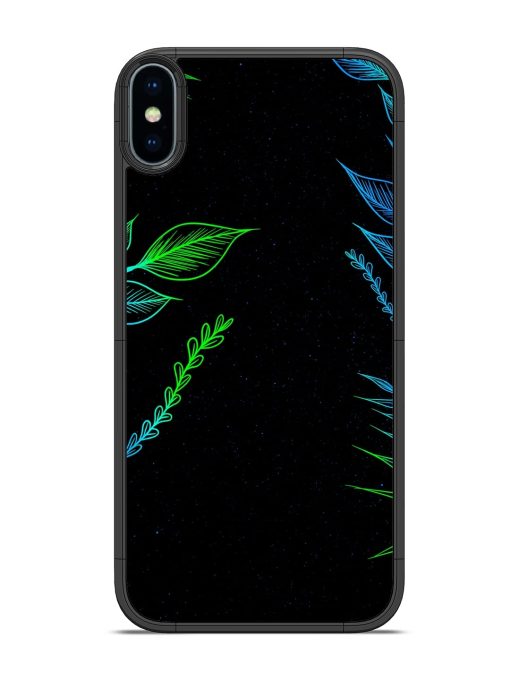 Aesthetic Neon Glossy Metal Phone Cover for Apple Iphone Xs