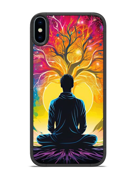 Mind Colourful Glossy Metal Phone Cover for Apple Iphone Xs