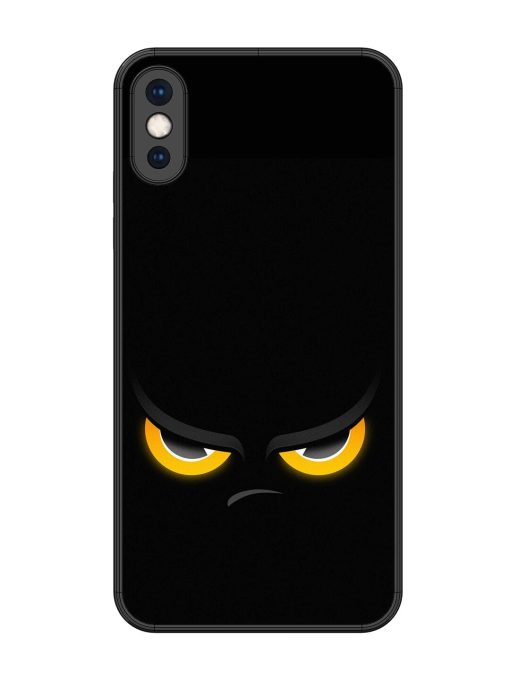 Scary Yellow Eye Glossy Metal TPU Phone Cover for Apple Iphone Xs Max Zapvi