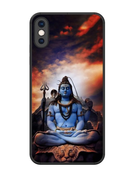 Jai Jai Shiv Glossy Metal Phone Cover for Apple Iphone Xs Max Zapvi