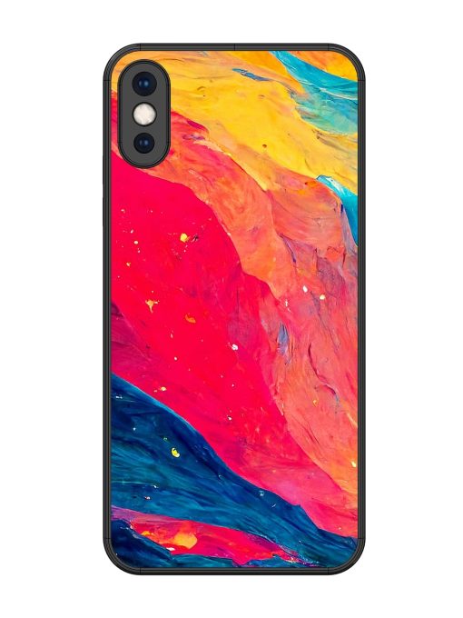 Starry Night Glossy Metal Phone Cover for Apple Iphone Xs Max Zapvi