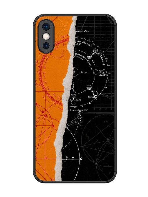 Planning Zoning Glossy Metal Phone Cover for Apple Iphone Xs Max