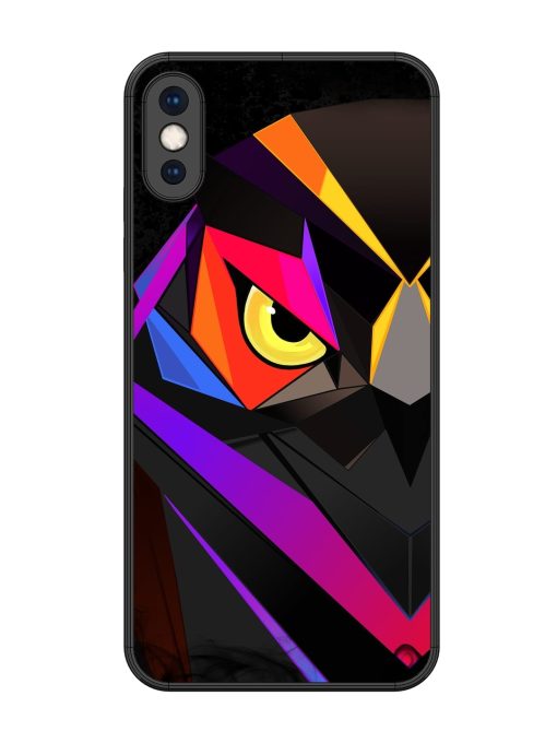 Wpap Owl Glossy Metal Phone Cover for Apple Iphone Xs Max Zapvi