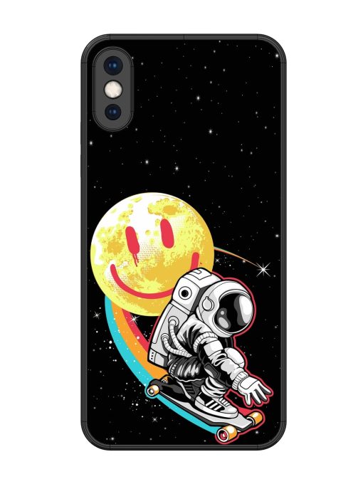 Astronaut Art Glossy Metal Phone Cover for Apple Iphone Xs Max Zapvi