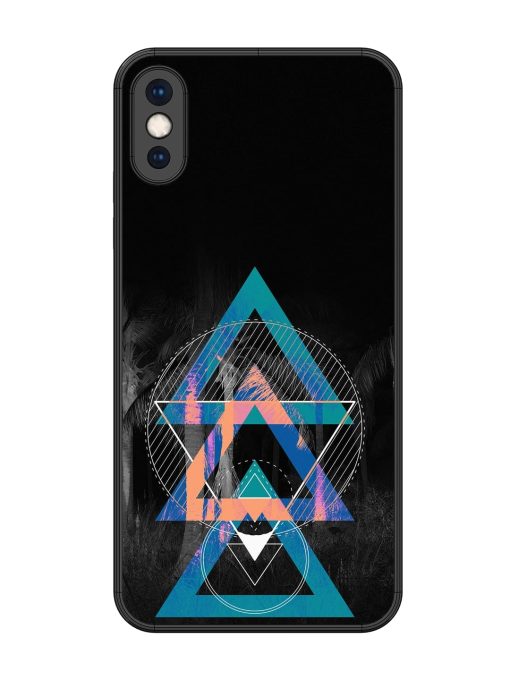 Indie Cross Glossy Metal Phone Cover for Apple Iphone Xs Max