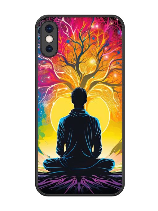 Mind Colourful Glossy Metal Phone Cover for Apple Iphone Xs Max