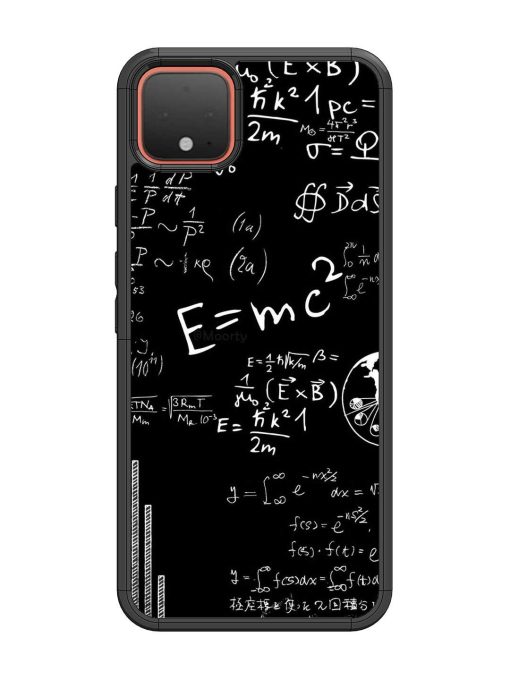 E=Mc2 Mass?Energy Equivalence Glossy Metal Phone Cover for Google Pixel 4 Zapvi