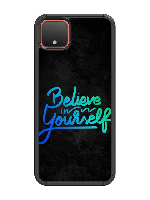 Believe In Yourself Glossy Metal Phone Cover for Google Pixel 4