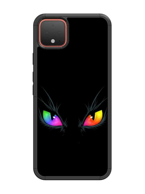 Cat Eyes Glossy Metal Phone Cover for Google Pixel 4