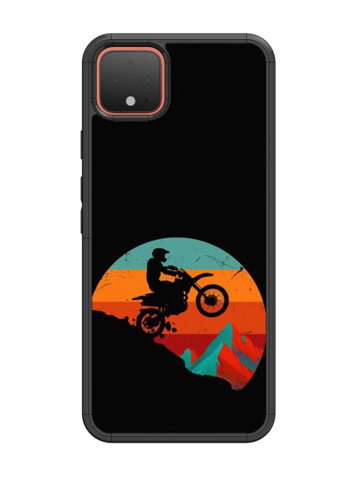 Mountain Bike Glossy Metal Phone Cover for Google Pixel 4 Zapvi