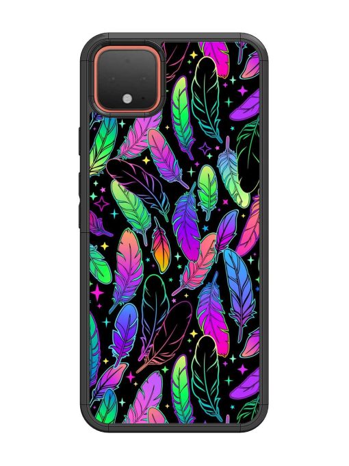 Bright Multi Colored Seamless Glossy Metal Phone Cover for Google Pixel 4 Zapvi