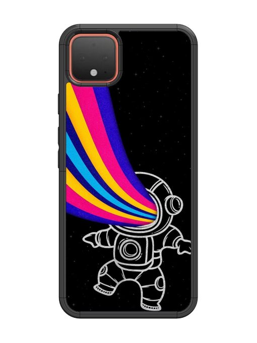 Astronaut Glossy Metal TPU Phone Cover for Google Pixel 4