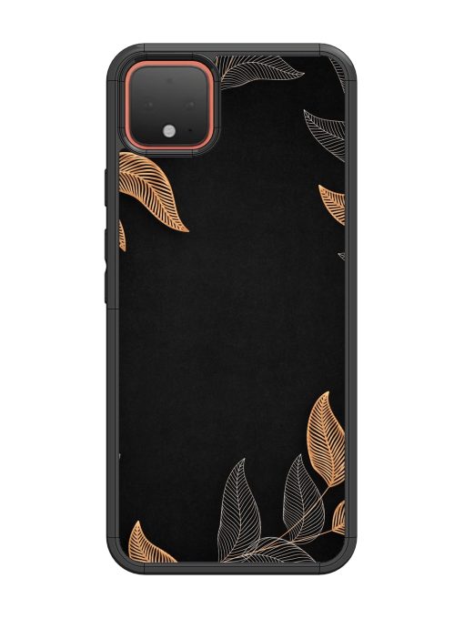 Foliage Art Glossy Metal Phone Cover for Google Pixel 4