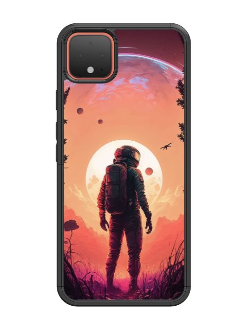 Red Sky At Morning Glossy Metal Phone Cover for Google Pixel 4