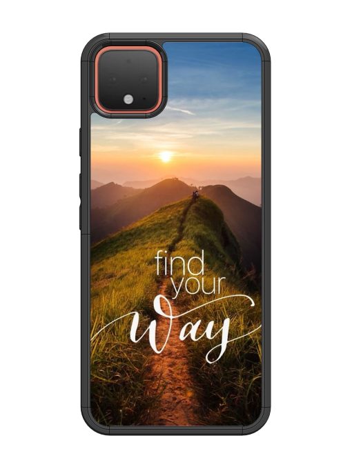 Find Your Way Glossy Metal Phone Cover for Google Pixel 4