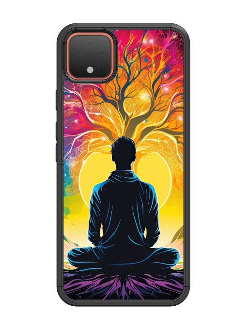 Mind Colourful Glossy Metal Phone Cover for Google Pixel 4