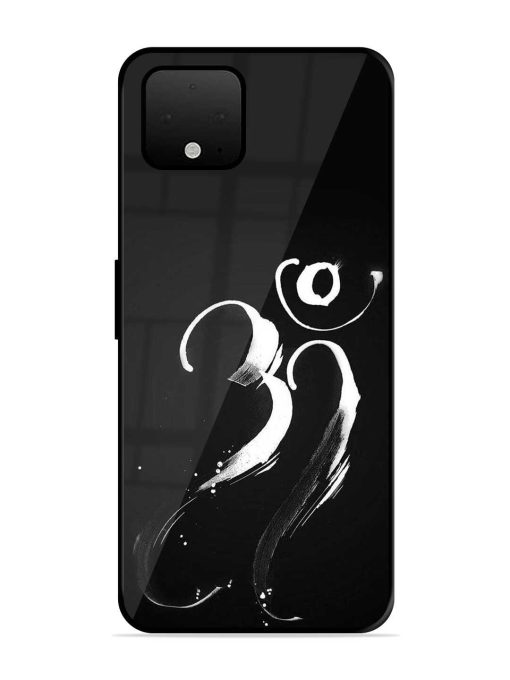 Om Logo Glossy Metal Phone Cover for Google Pixel 4 Xl Zapvi