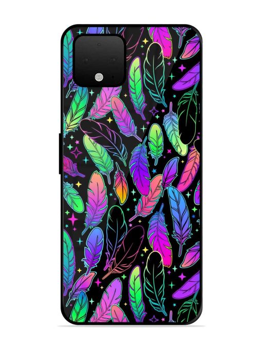 Bright Multi Colored Seamless Glossy Metal Phone Cover for Google Pixel 4 Xl Zapvi