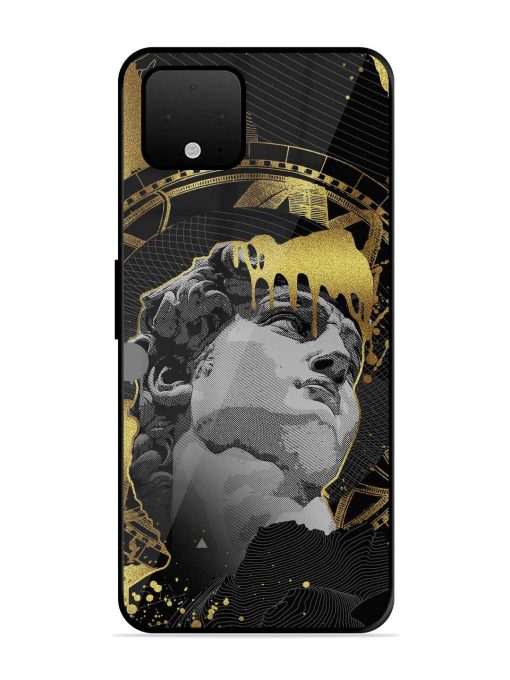 Roman Face Glossy Metal Phone Cover for Google Pixel 4 Xl