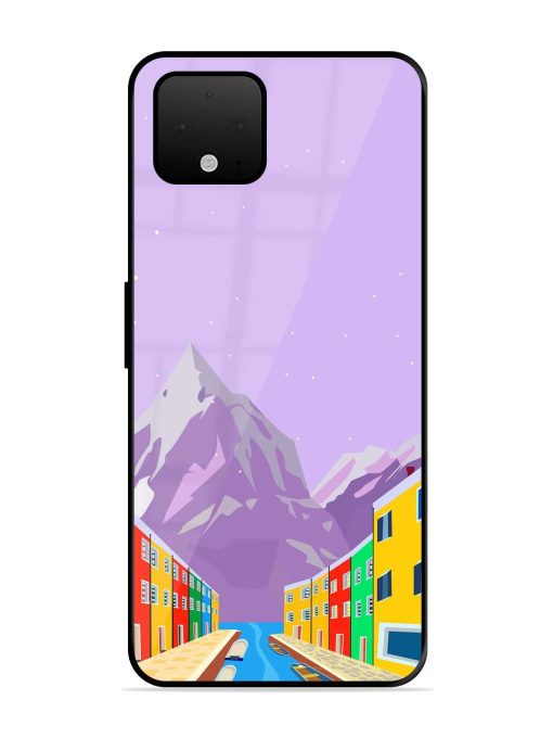 Venice City Illustration Glossy Metal Phone Cover for Google Pixel 4 Xl