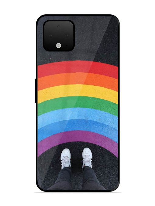 Legs Rainbow Glossy Metal TPU Phone Cover for Google Pixel 4 Xl Zapvi