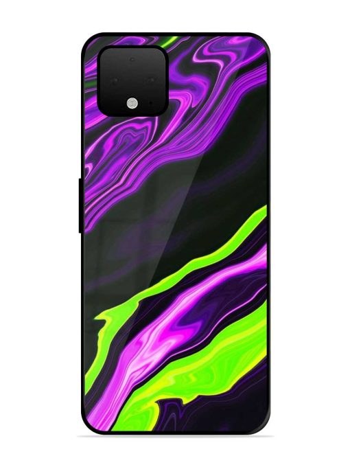 Bright Fluid Violet Glossy Metal Phone Cover for Google Pixel 4 Xl Zapvi