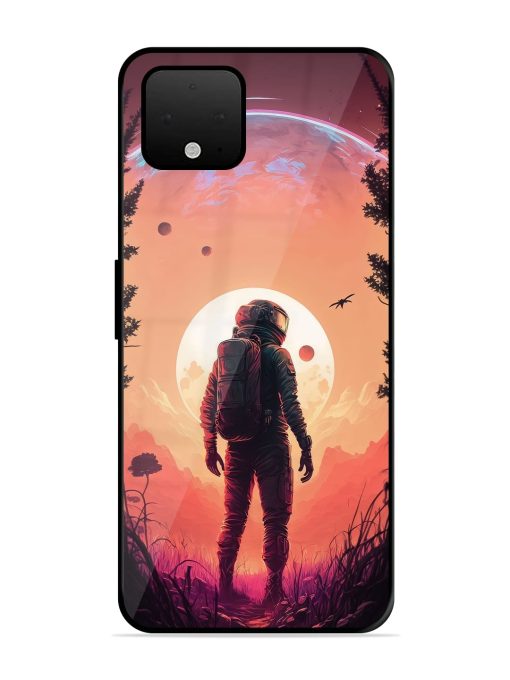 Red Sky At Morning Glossy Metal Phone Cover for Google Pixel 4 Xl Zapvi