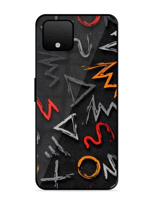 Grungy Graffiti Glossy Metal Phone Cover for Google Pixel 4 Xl Zapvi