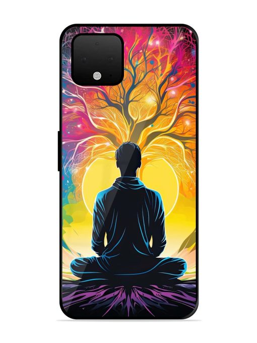 Mind Colourful Glossy Metal Phone Cover for Google Pixel 4 Xl Zapvi